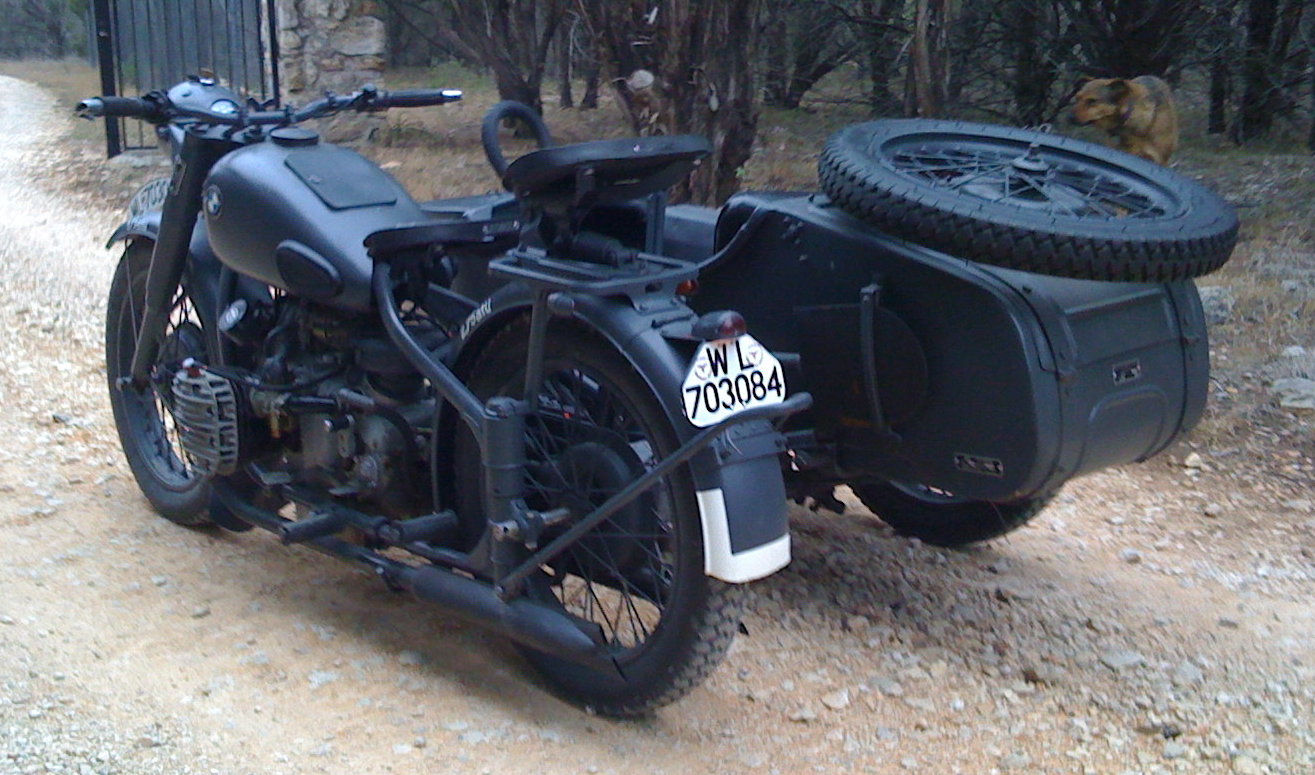 Bmw r71 con sidecar #4